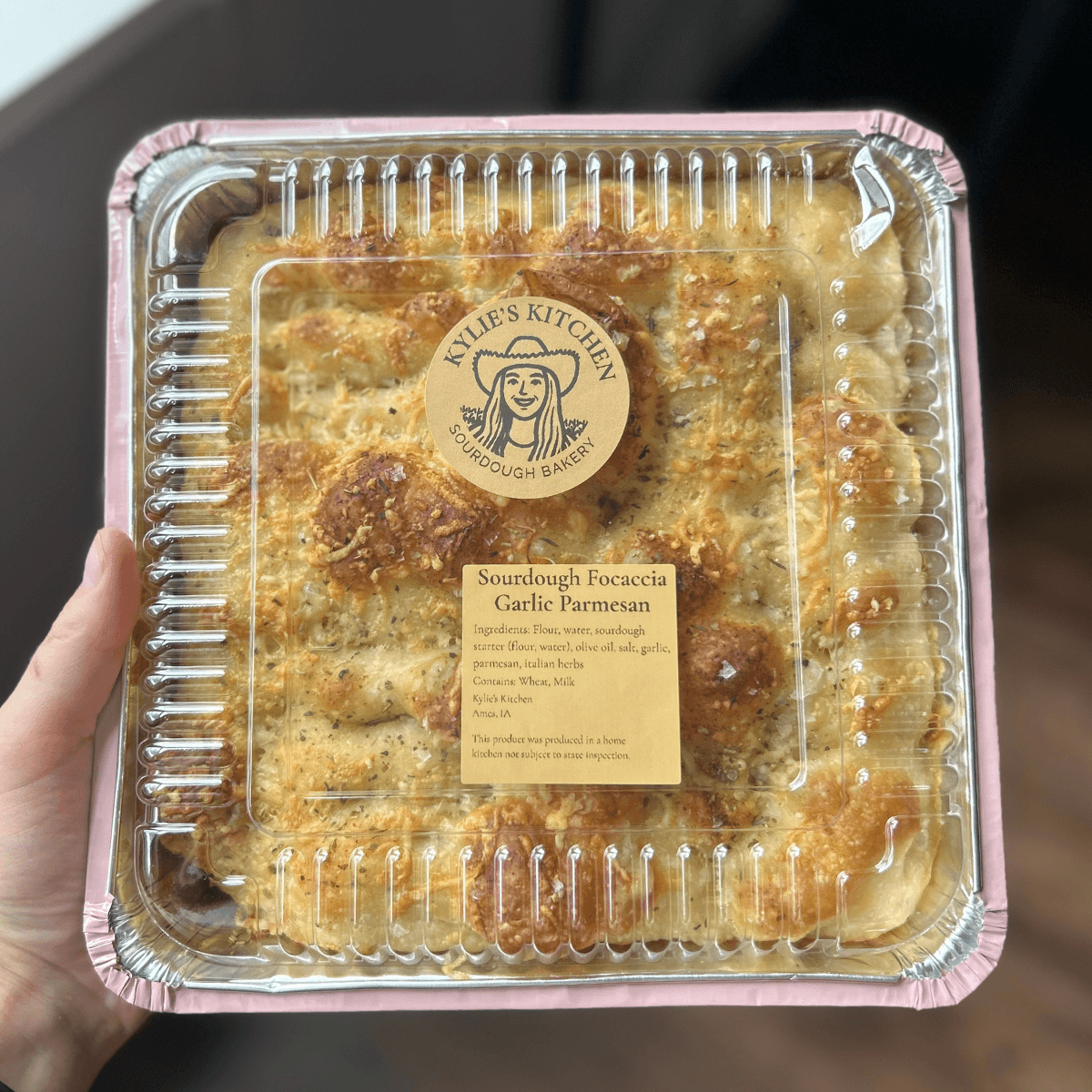 Sourdough Focaccia - Parmesan Garlic — image 1 of 3