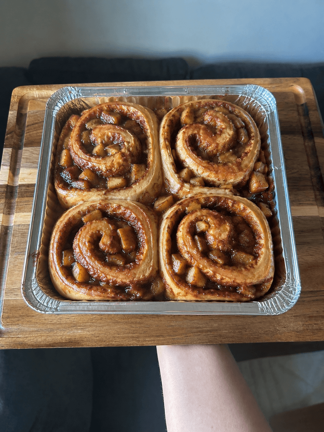Apple Pie Sourdough Cinnamon Rolls